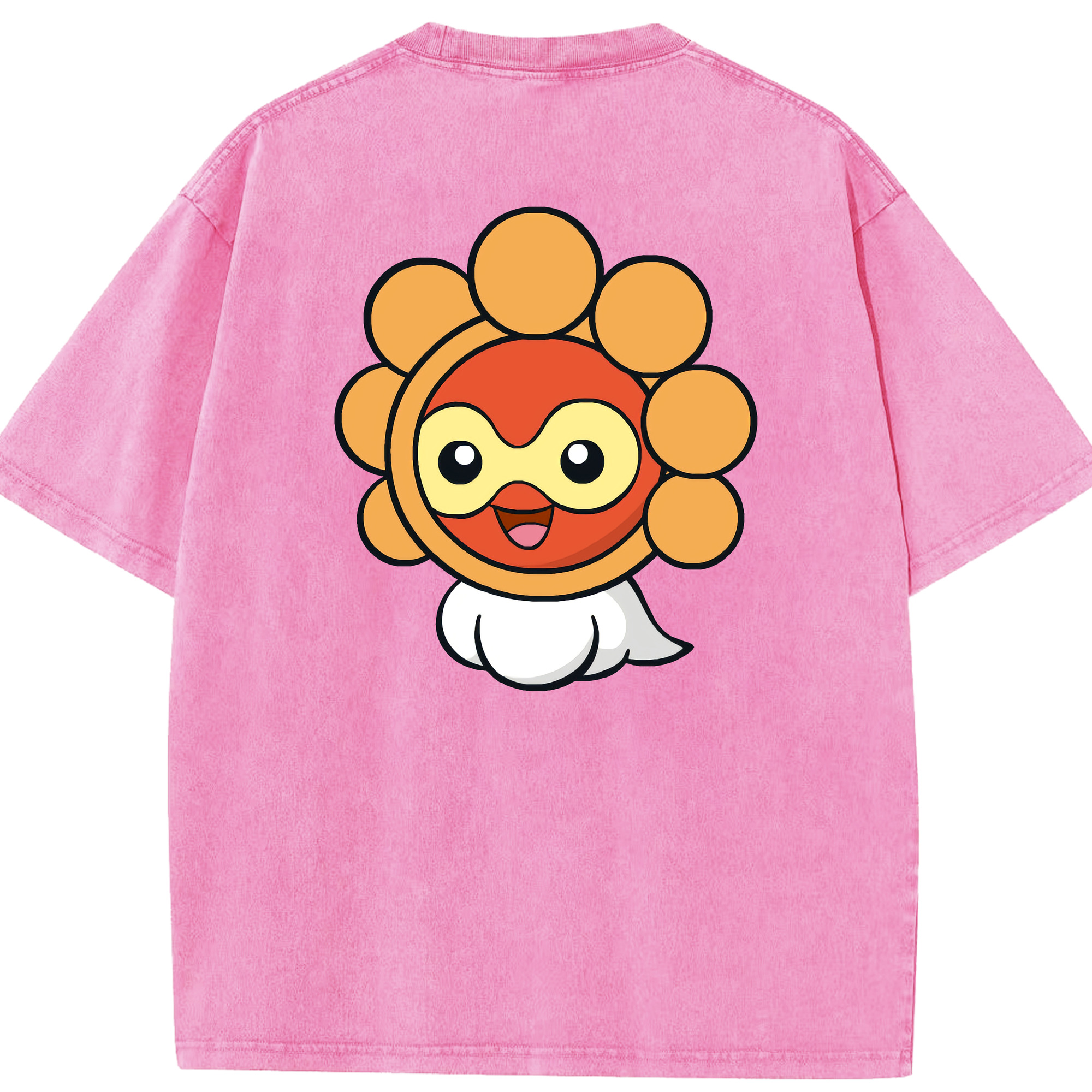 （画像用） ポケットモンスター Pokémon 綿100% ヴィンテージ風 半袖Tシャツ（背面プリント）